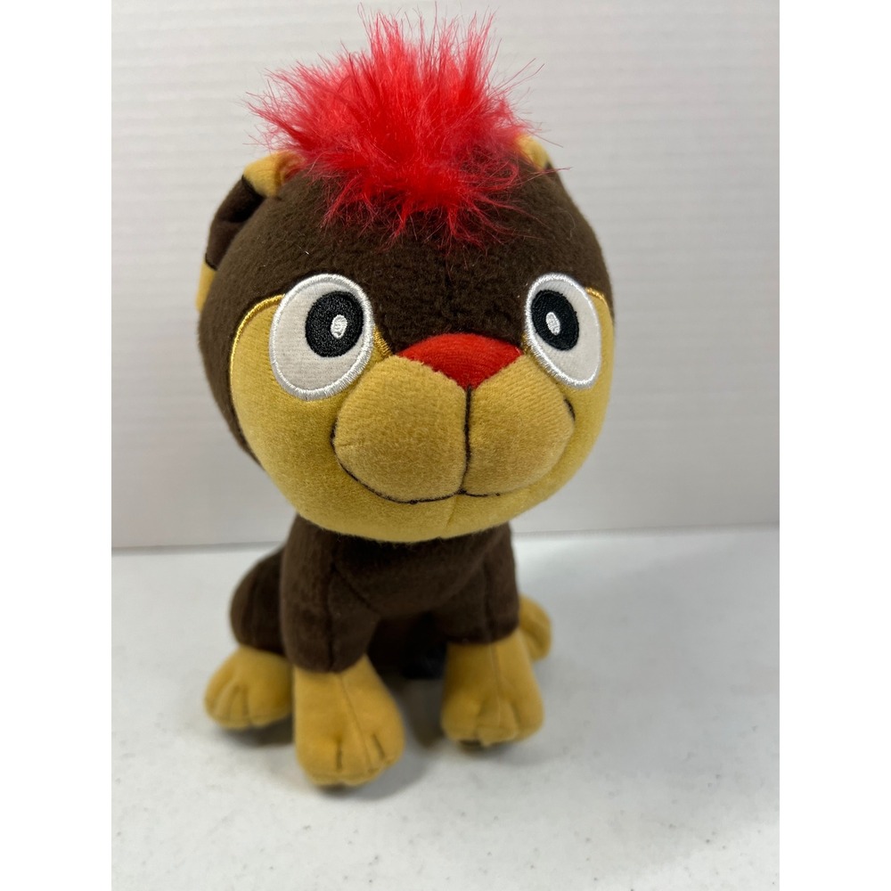 Tomy Pokemon Litleo Plush Brown Red Hair Stuffed Animal Toy T18234 8 Inch